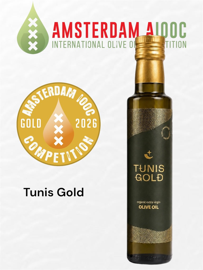 Tunis Gold - Biologische Extra Virgin Olijfolie 250 ml